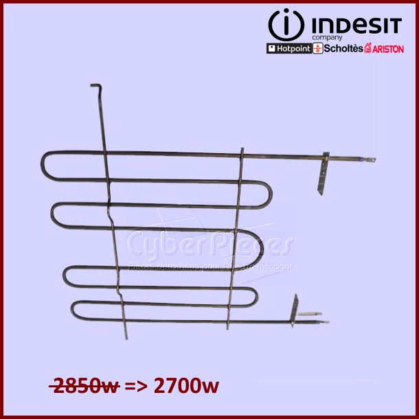 Resistance De Voute 2700w Indesit C00140135 - Pièces four