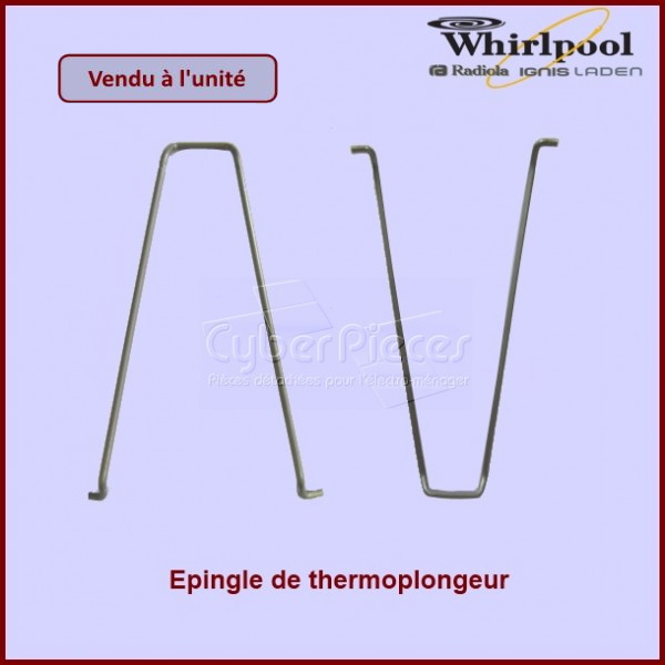 Épingle de thermoplongeur 481949268381 -  Pièces machine à laver