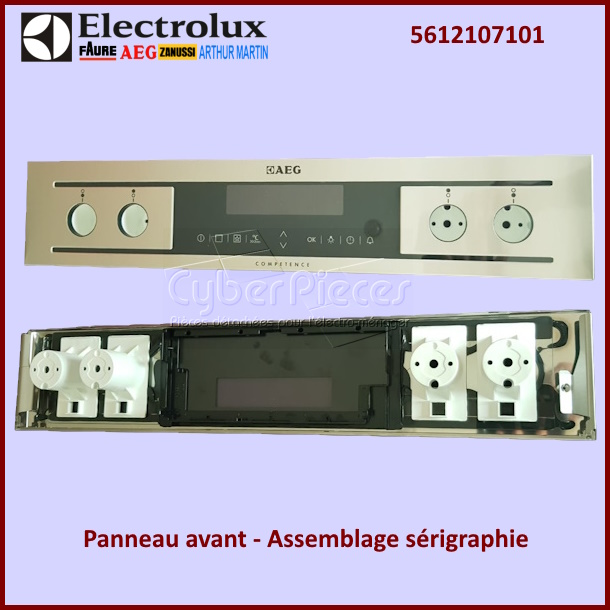 Panneau avant - Assemblage sérigraphie Electrolux 5612107101