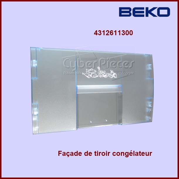 Façade de tiroir Beko 4312611300 - Pièces réfrigérateur & congélateur