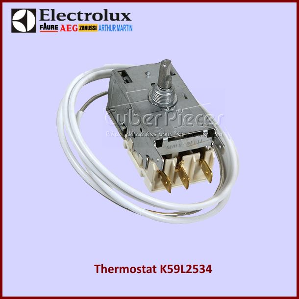 Thermostat K59L2534 Electrolux 50117492004 - Pièces réfrigérateur &...