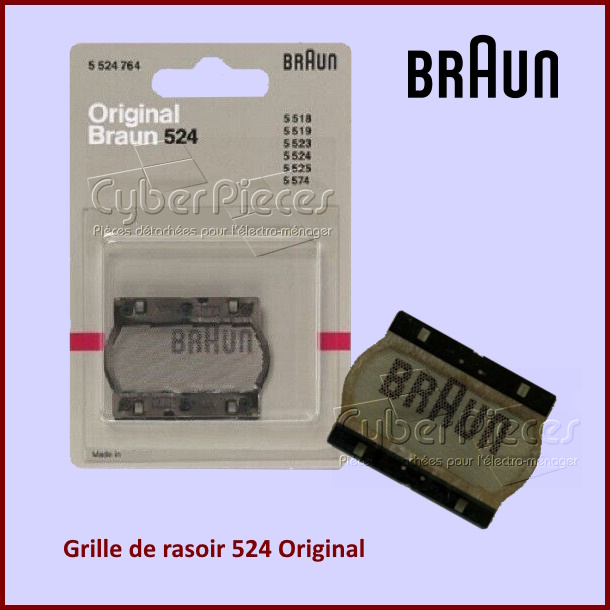 Grille de rasoir 524 Braun 5524760 - 5524764