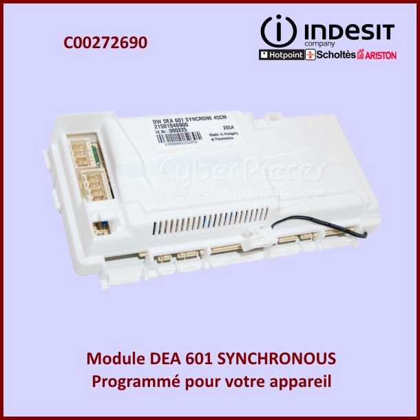 Carte électronique DEA 601 SYNCHRONOUS Indesit C00272690 - Pièces l...