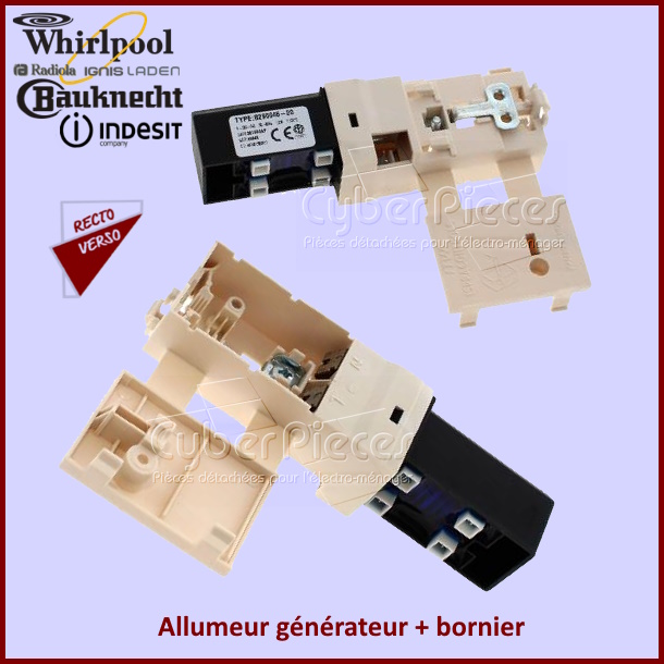 Allumeur générateur Whirlpool 480121103658