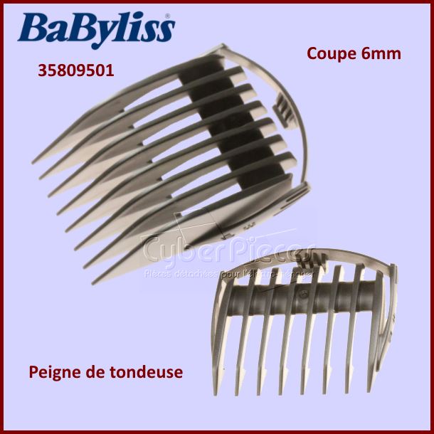 Peigne de tondeuse 6mm Babyliss 35809501 - Pièces hygiène