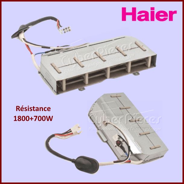 Resistance 1800+700W Haier 0024000291 - Pièces sèche-linge