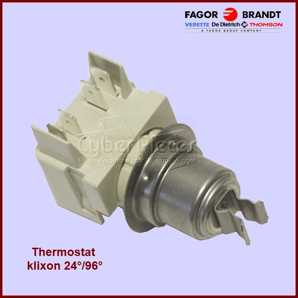 Klixon 50/96° thermostat sécurité + Sonde L36R000A5 -  Pièces machi...