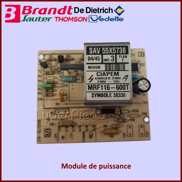 Carte électronique Brandt 55X5738