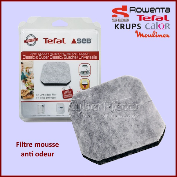 Filtre mousse anti odeur Seb SA-792633
