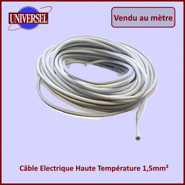 CÃ¢ble Electrique Haute TempÃ©rature 1,5mmÂ² - Composants Ã©lectriques