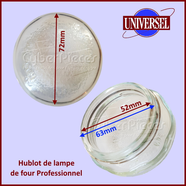 Hublot de lampe de four Professionnel
