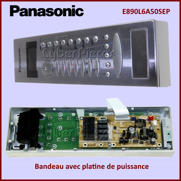 Bandeau et platine Panasonic E890L6A50SEP