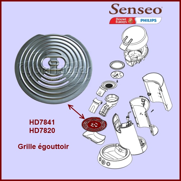 Grille inox Senseo - 422224005940 - Machine à dosettes