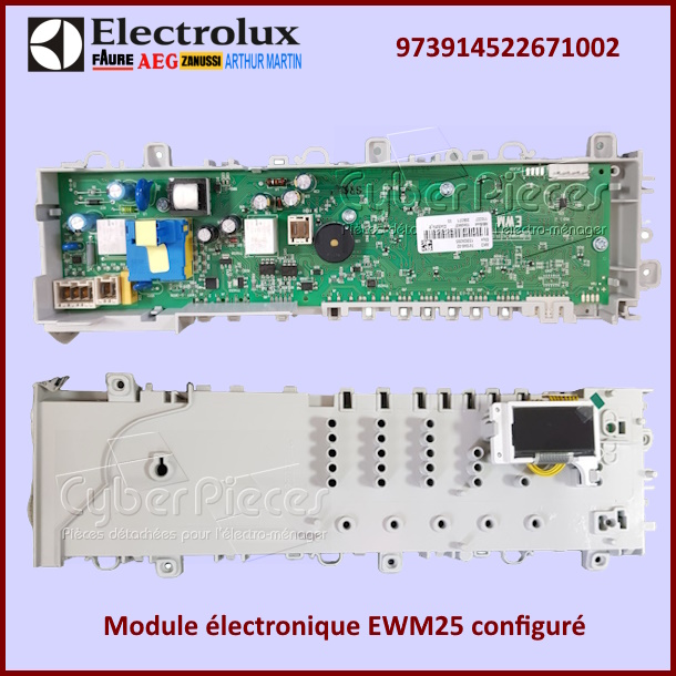 Carte Ã©lectronique EWM25 Electrolux 973914522671002