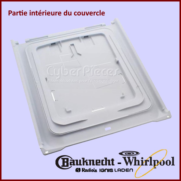 Partie intérieure du couvercle de lave-linge Whirlpool 481073084355