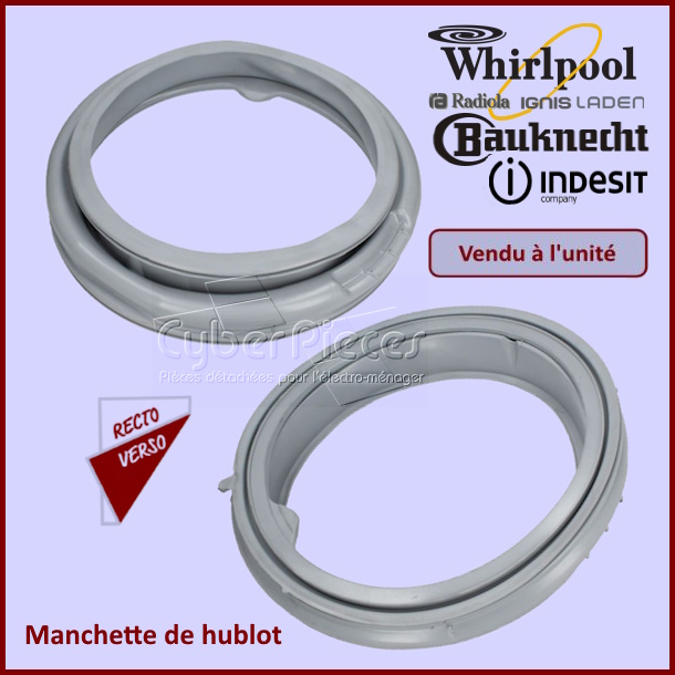 Manchette de hublot Indesit C00287764 / C00582085 -  Pièces machine à laver