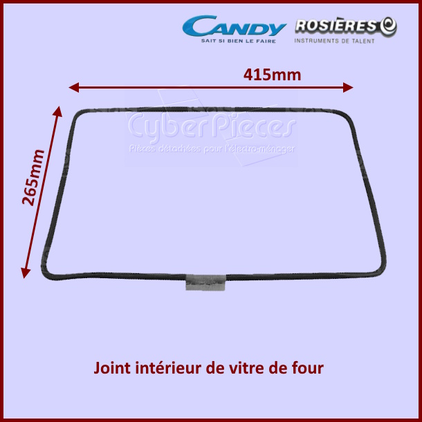 Joint intérieur de vitre de four Candy 93746865
