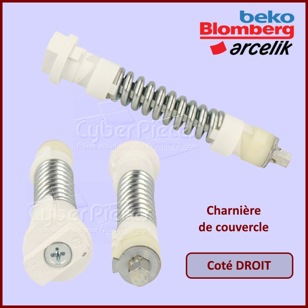 Charnière de couvercle droit Beko 242100024