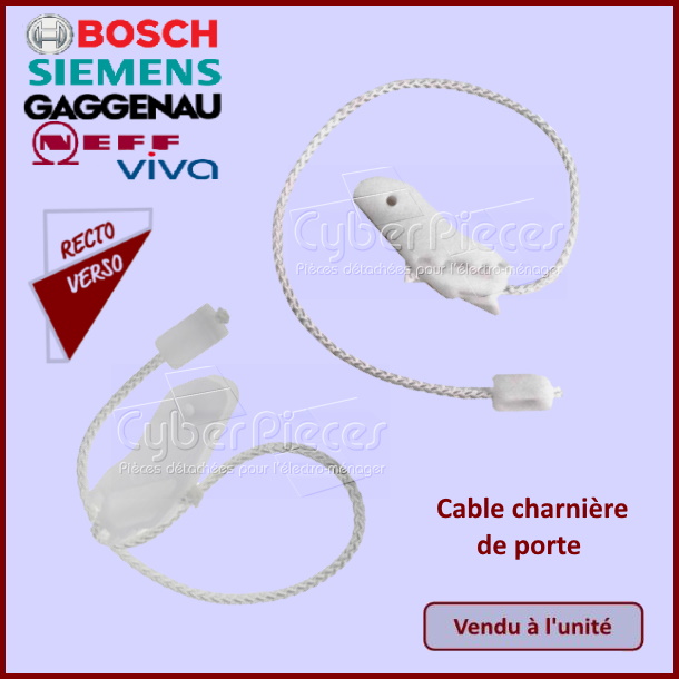 Cable charniere de porte Bosch 00636603