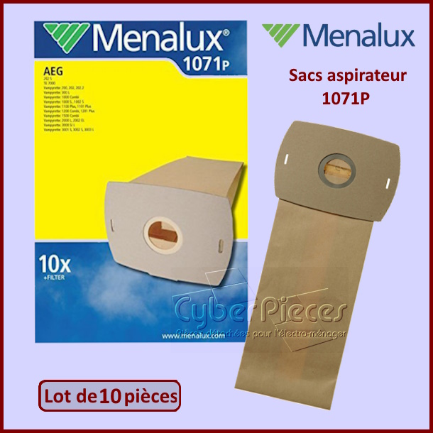 Sacs aspirateur Menalux 1071P Electrolux 9001961680