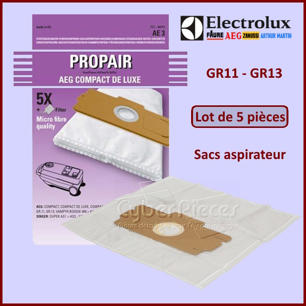 Sacs aspirateur Propair GR11 - GR13