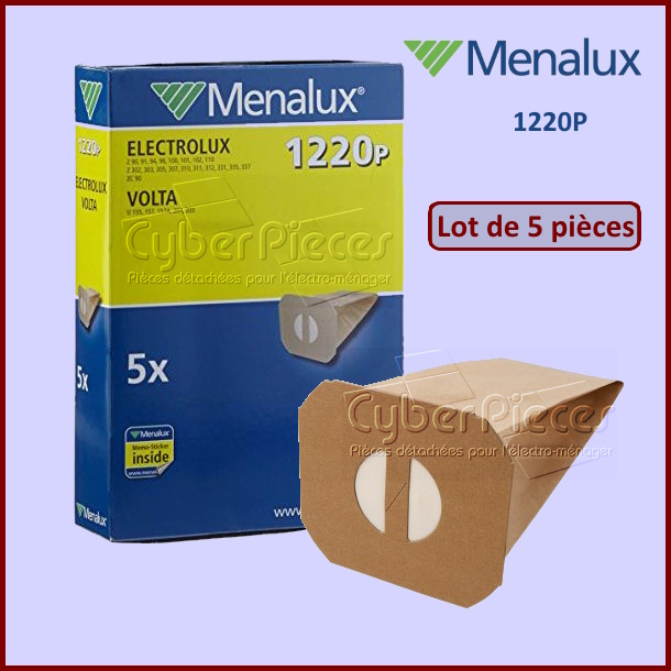 Sacs aspirateur Menalux 1220P Electrolux 9001966366