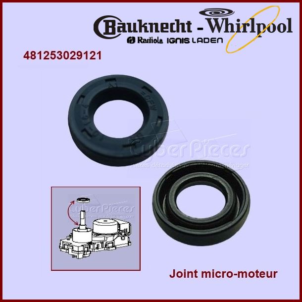 Joint micro-moteur Whirlpool 481253029121 - Pièces lave-vaisselle