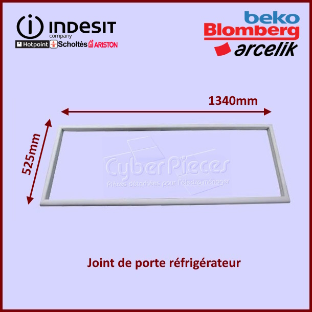 Joint d'Ã©tanchÃ©itÃ© de porte rÃ©frigÃ©rateur Beko 5958261800