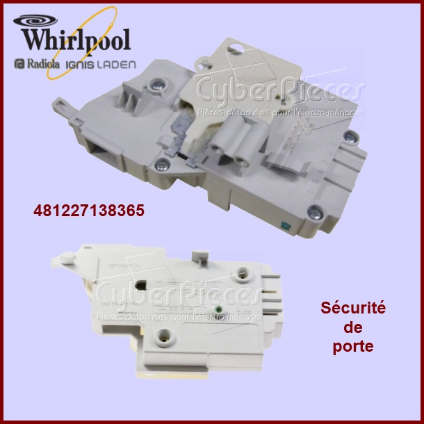 SÃ©curitÃ© de Porte Odalys 481227138364 -  PiÃ¨ces machine Ã  laver