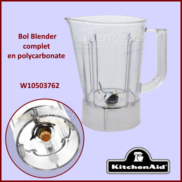 Bol Blender complet Kitchenaid W10503762 - Pièces blender