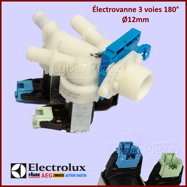 Electrovanne 3 voies 180° - Ø12mm