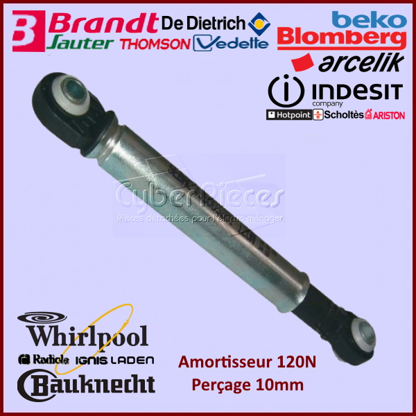 Amortisseur 120N - Perçage 10mm