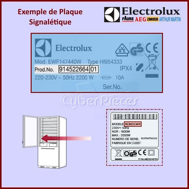 Compresseur complet HTK70AA2 Electrolux 2425088107