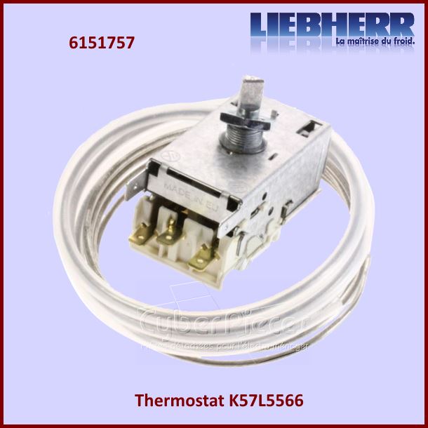 Thermostat K57L5566 Liebherr 6151757 - Pièces réfrigérateur & congé...