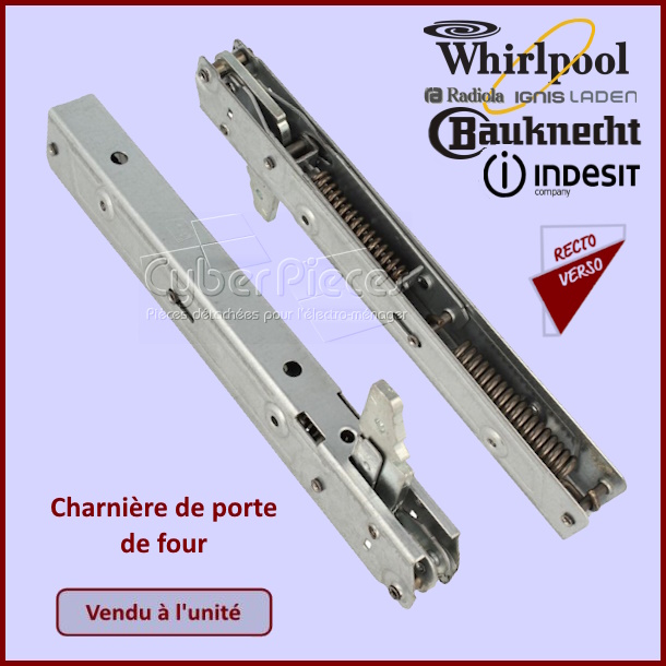 Charnière de porte Whirlpool 480121100252