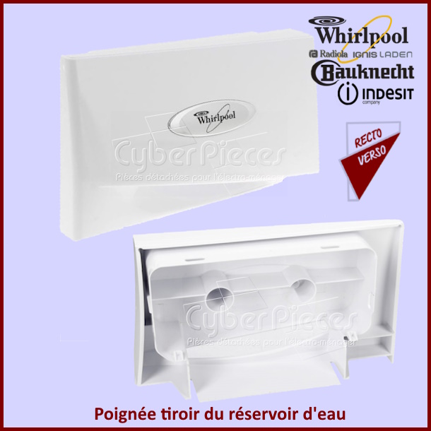 Poignée de tiroir Whirlpool 481249818649