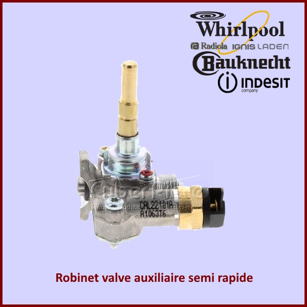 Robinet valve auxiliaire semi rapide Indesit C00111240