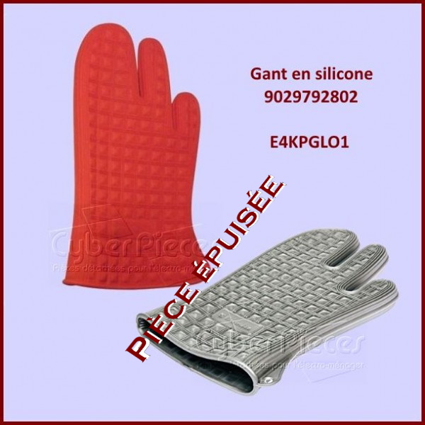 Gant anti-brûlure en silicone ***Pièce épuisée***