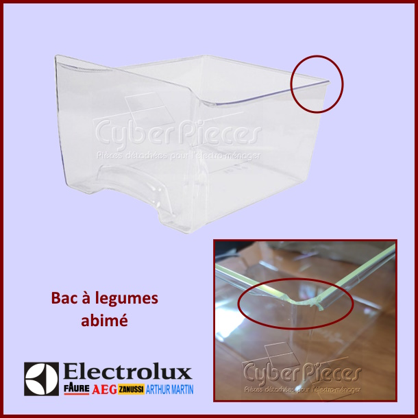 Bac a legumes Electrolux 2247098169 - Pièces réfrigérateur & congél...