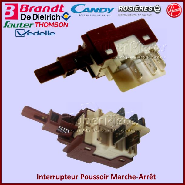 Selecteur Marche-Arret Brandt 32X0311 - Pièces lave-vaisselle
