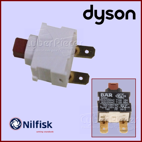 Interrupteur Marche Arrêt Aspirateur Dyson 91097101 - Pièces aspira...