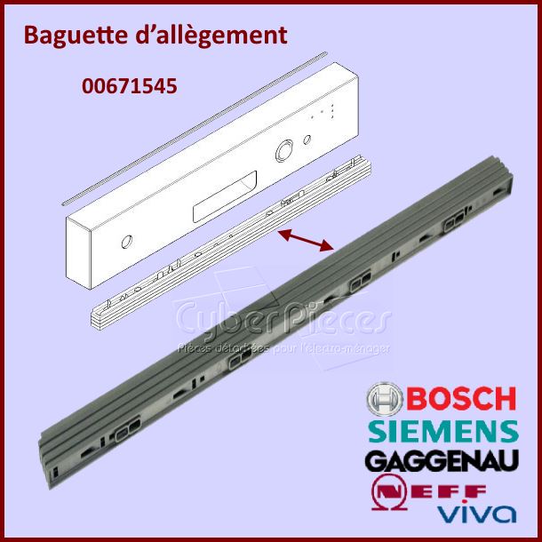 Baguette dâallegement Bosch 00671545 - PiÃ¨ces lave-vaisselle
