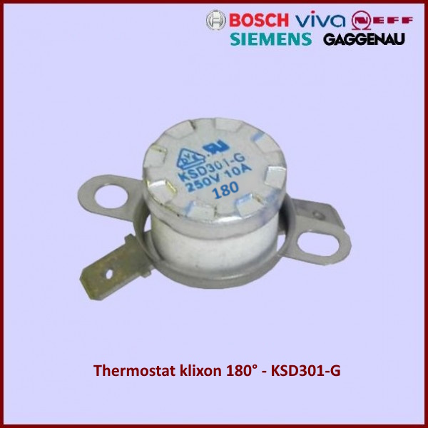 Thermostat klixon 180° - KSD301-G / Bosch 00628405