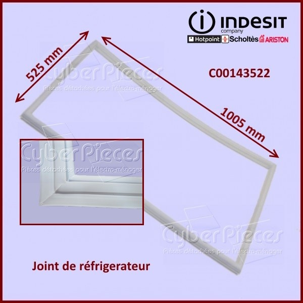 Joint de porte de réfrigérateur Indesit C00143522