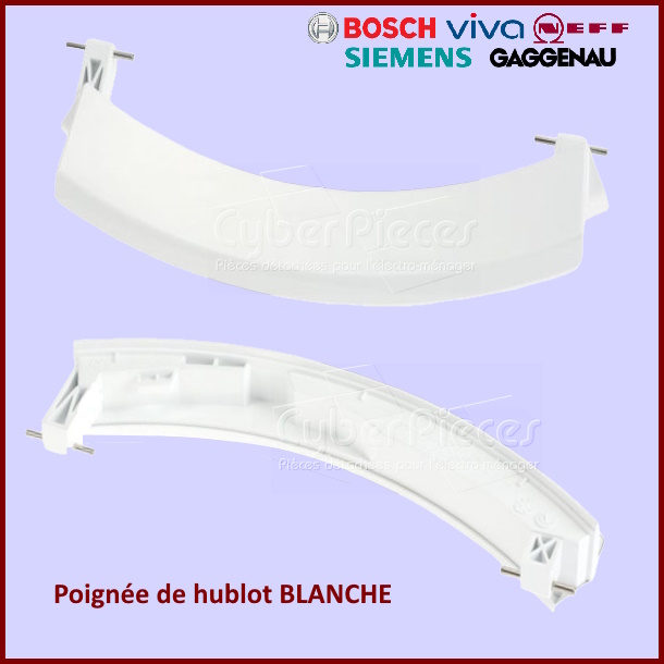 Poignée de hublot BLANCHE Bosch 00649193