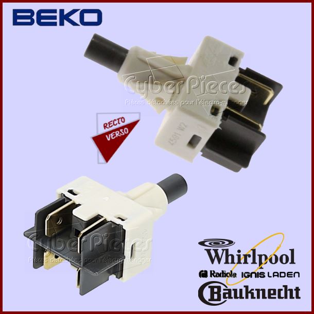 Interrupteur Marche-Arrêt 1833120400 - Pièces lave-vaisselle