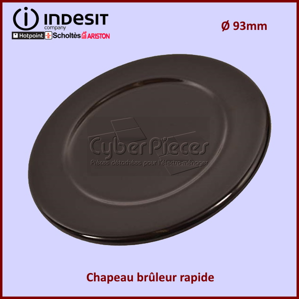 Chapeau brûleur rapide Indesit C00257563