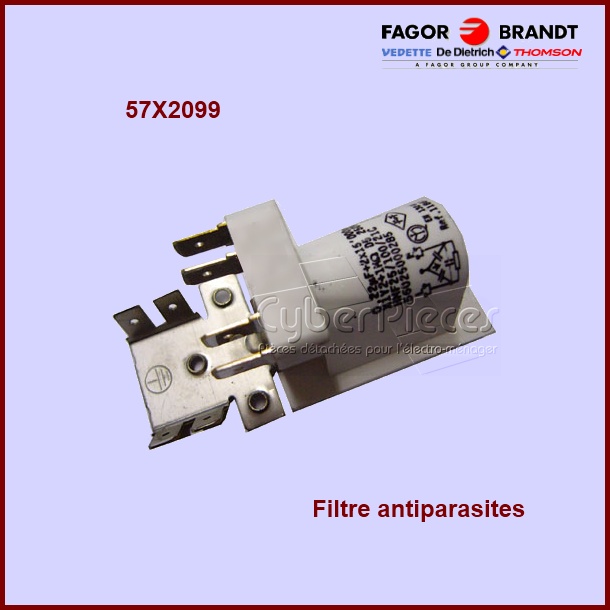 Filtre antiparasites 57X2099 - Pièces sèche-linge