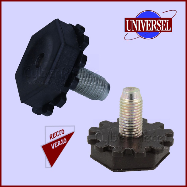 Pied réglable pour machine à laver