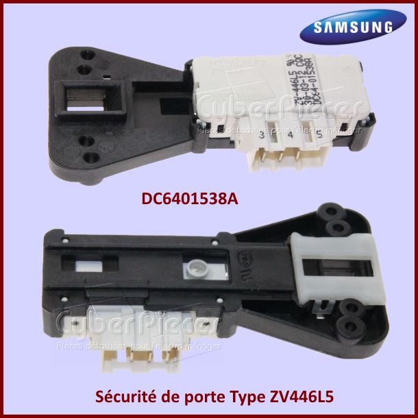 SÃ©curitÃ© de porte SAMSUNG DC6401538A Type ZV446L5 -  PiÃ¨ces machine...